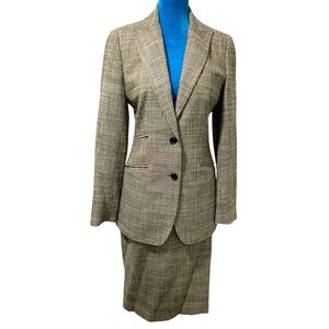 Dolce & Gabbana tweed Suit / D&G women’s skirt jacket suit/ 2 pc suit / Sz 42
